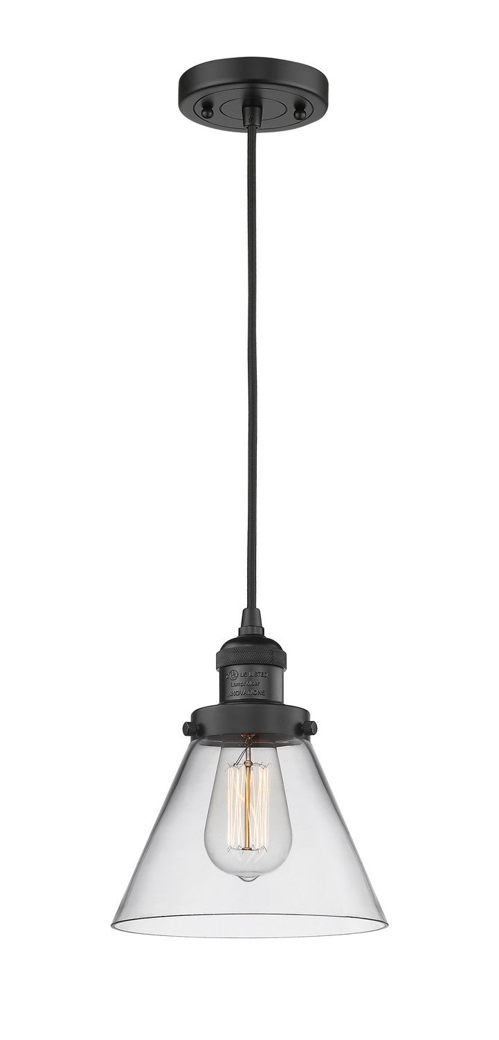 Innovations 201C-BK-G42-LED LED Mini Pendant, Matte Black