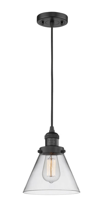 Innovations 201C-BK-G42-LED LED Mini Pendant, Matte Black