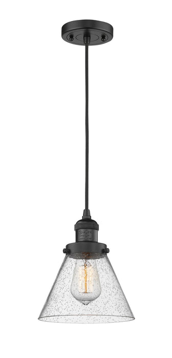 Innovations 201C-BK-G44-LED LED Mini Pendant, Matte Black