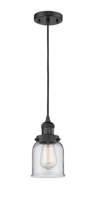 Innovations 201C-BK-G52 One Light Mini Pendant, Matte Black