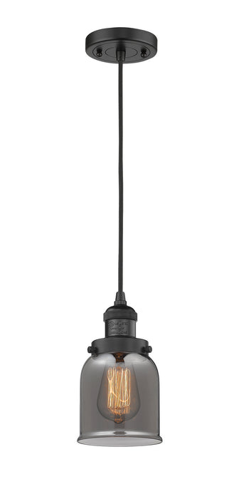 Innovations 201C-BK-G53 One Light Mini Pendant, Matte Black