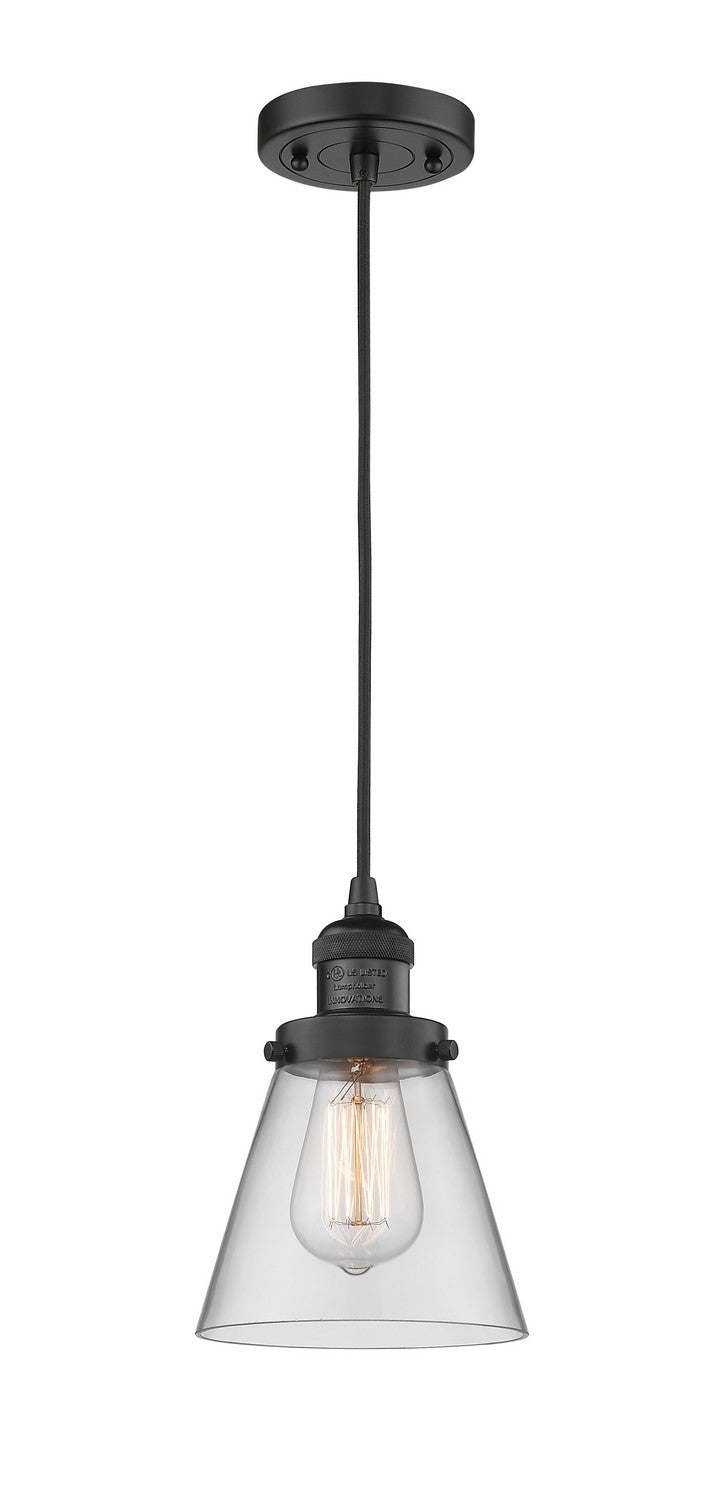 Innovations 201C-BK-G62-LED LED Mini Pendant, Matte Black