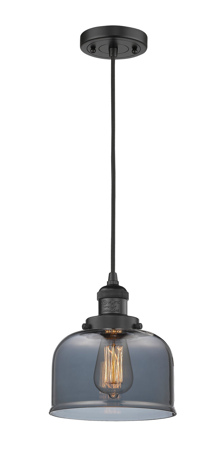 Innovations 201C-BK-G73 One Light Mini Pendant, Matte Black