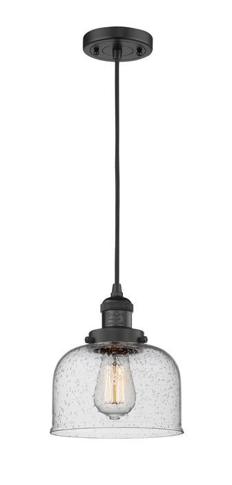 Innovations 201C-BK-G74-LED LED Mini Pendant, Matte Black