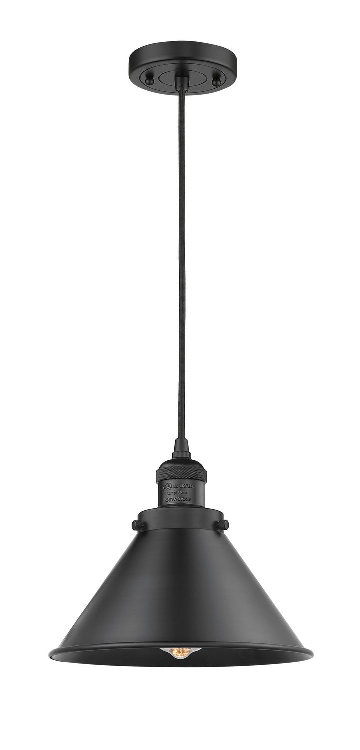 Innovations 201C-BK-M10-BK-LED LED Mini Pendant, Matte Black