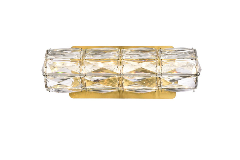 Elegant Lighting 3501W12G LED Wall Sconce, Gold
