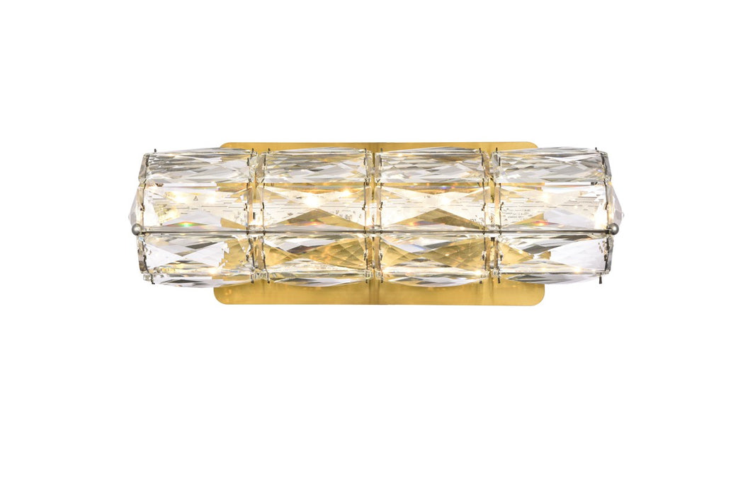 Elegant Lighting 3501W12G LED Wall Sconce, Gold