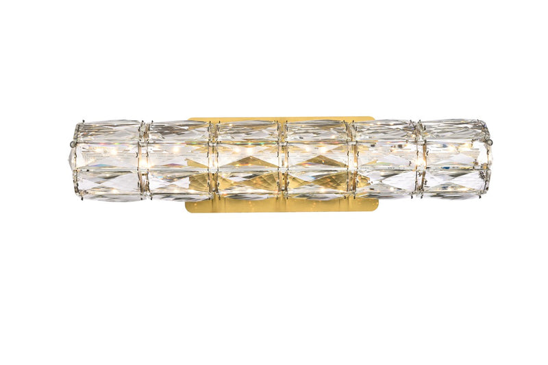 Elegant Lighting 3501W18G LED Wall Sconce, Gold