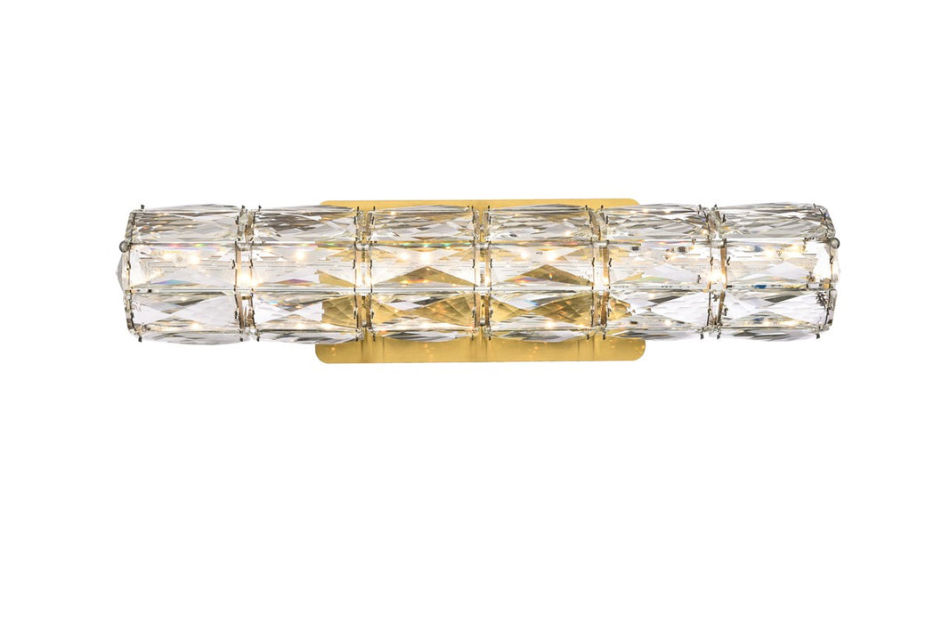 Elegant Lighting 3501W18G LED Wall Sconce, Gold