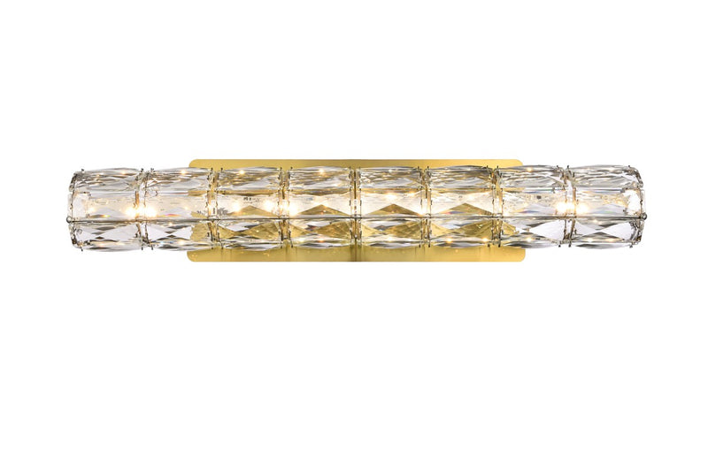 Elegant Lighting 3501W24G LED Wall Sconce, Gold