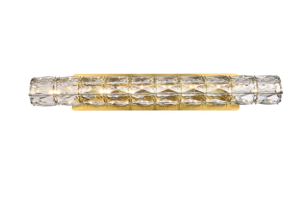 Elegant Lighting 3501W30G LED Wall Sconce, Gold
