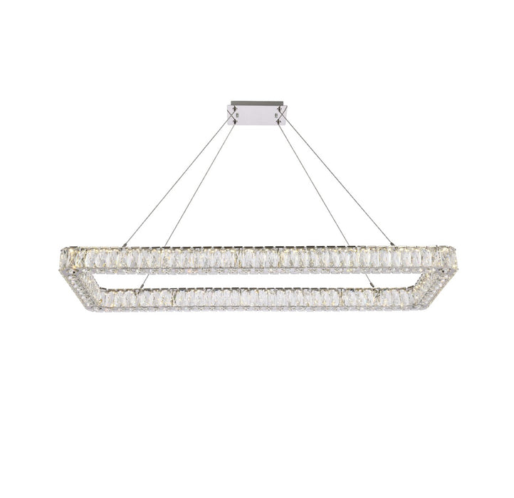 Elegant Lighting 3504D50L1C LED Pendant, Chrome