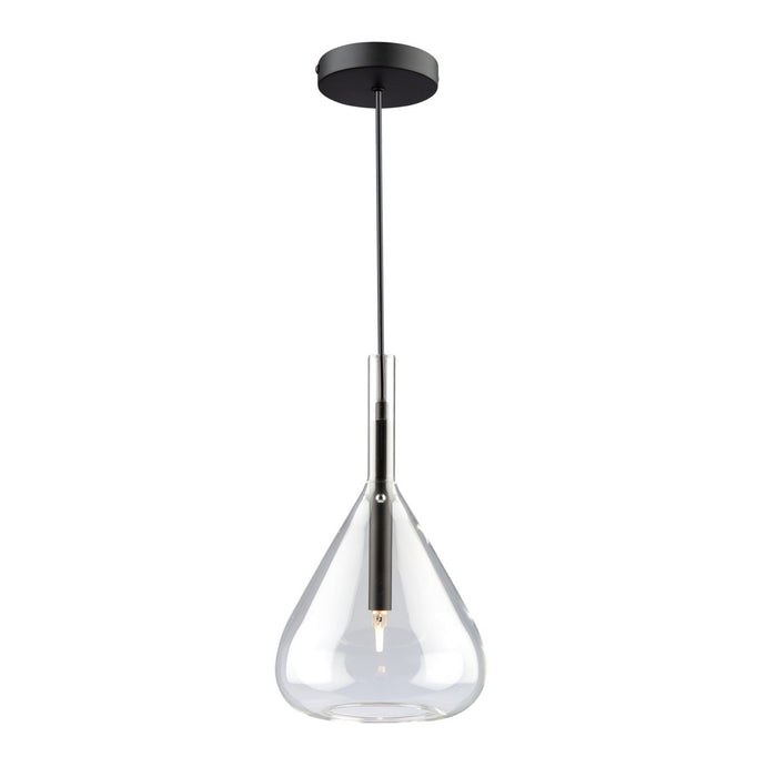 Artcraft AC11161BK One Light Pendant, Black