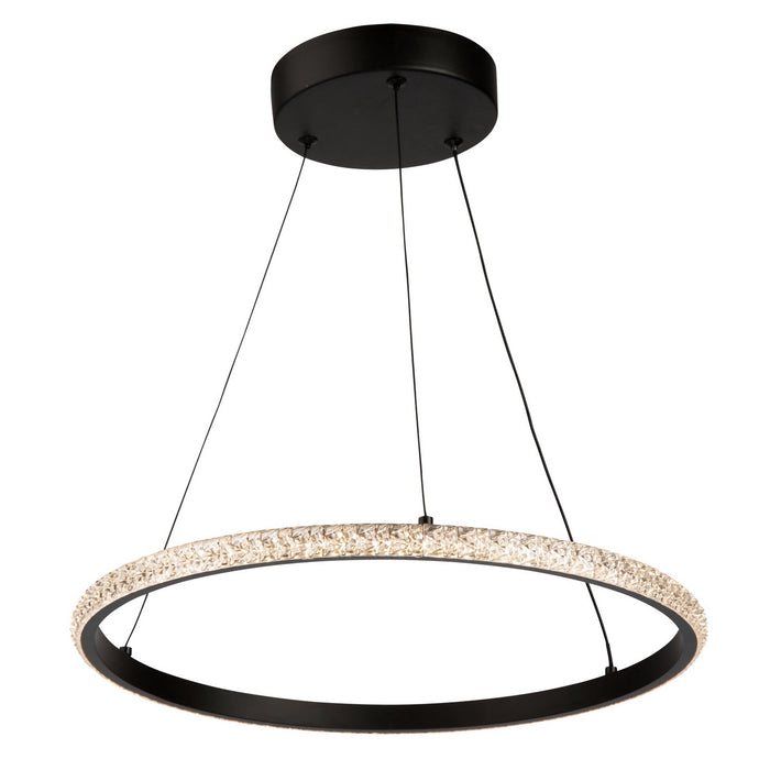 Artcraft AC6710BK LED Pendant, Black