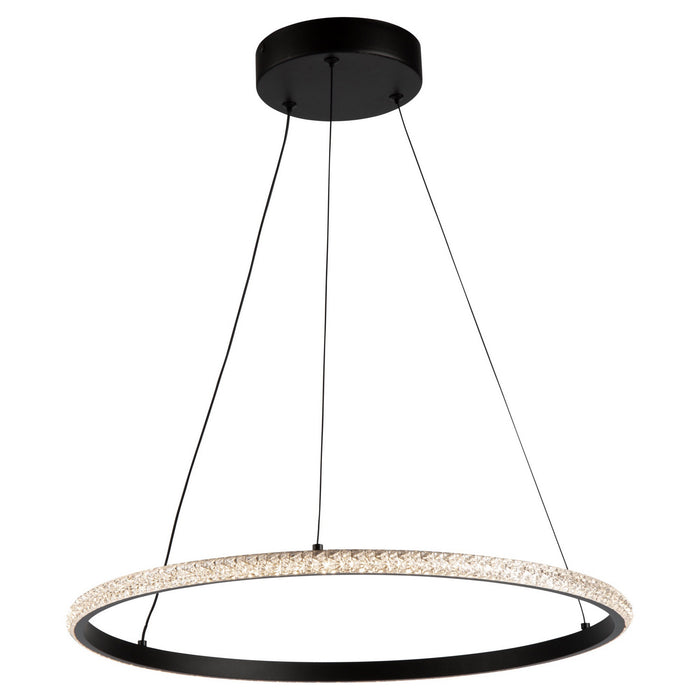 Artcraft AC6711BK LED Pendant, Black