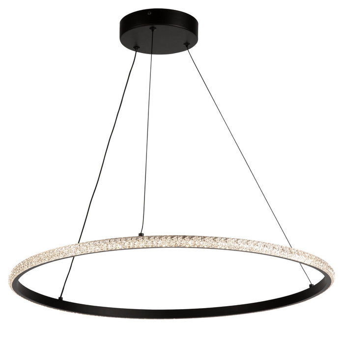 Artcraft AC6712BK LED Pendant, Black