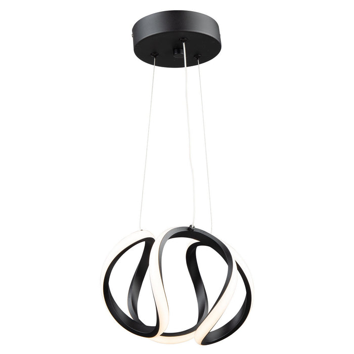 Artcraft AC7637BK LED Pendant, Black