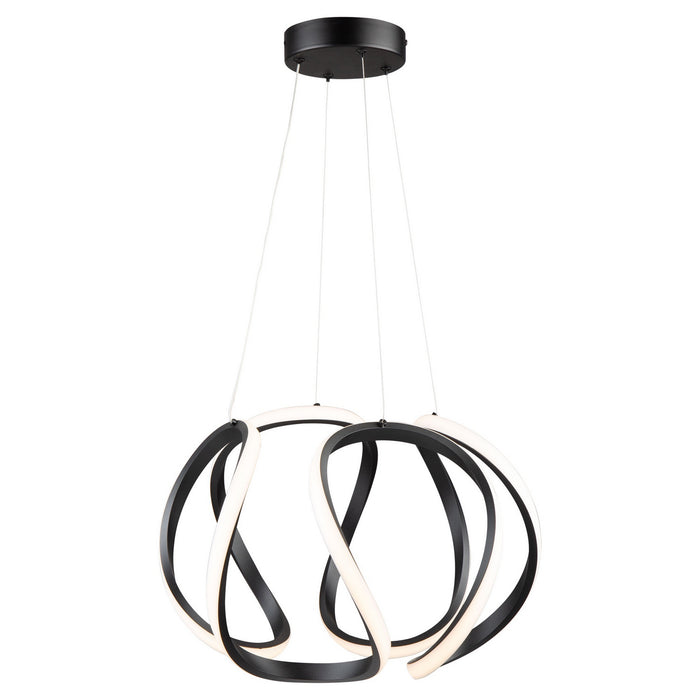 Artcraft AC7638BK LED Pendant, Black