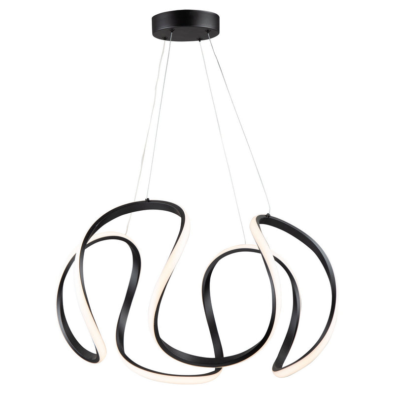 Artcraft AC7639BK LED Pendant, Black