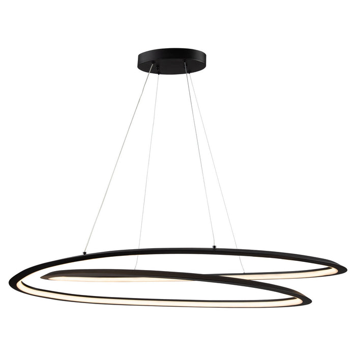 Artcraft AC7679BK LED Pendant, Black