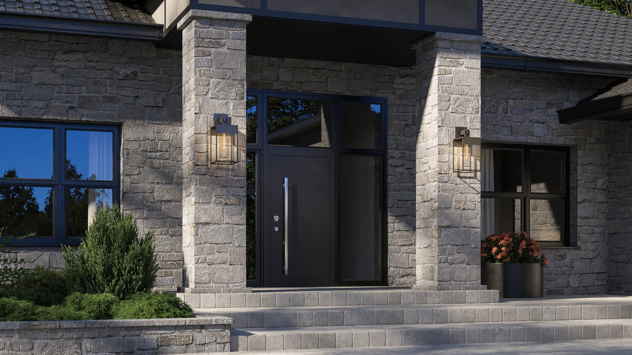 Artcraft AC8272BK One Light Outdoor Wall Mount, Black