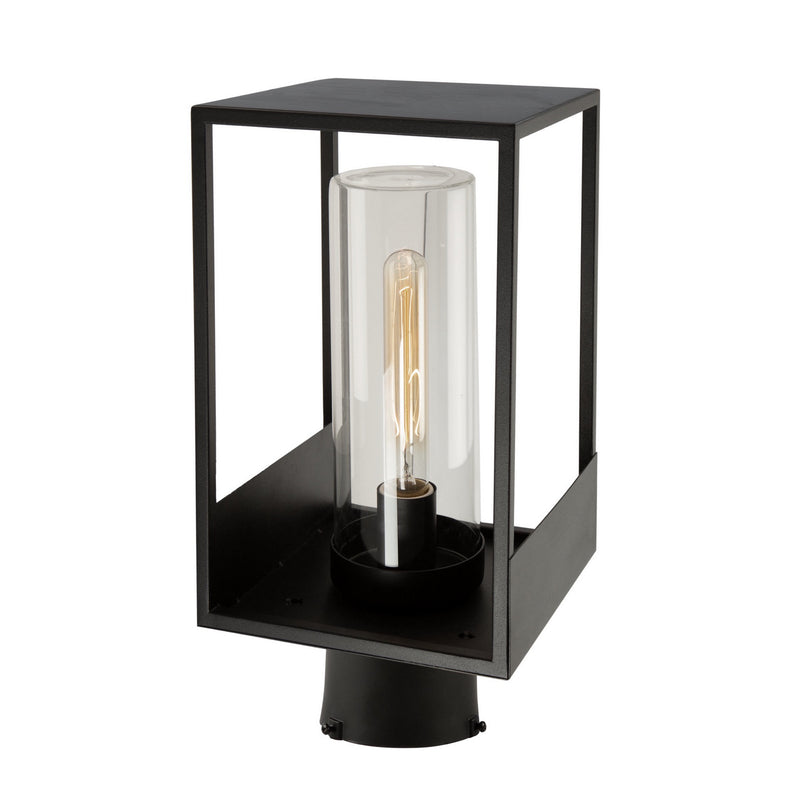 Artcraft AC8273BK One Light Outdoor Lantern, Black