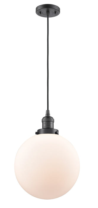 Innovations 201C-OB-G201-10-LED LED Mini Pendant, Oil Rubbed Bronze