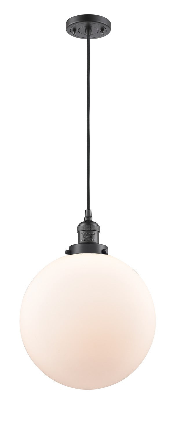 Innovations 201C-OB-G201-12-LED LED Mini Pendant, Oil Rubbed Bronze