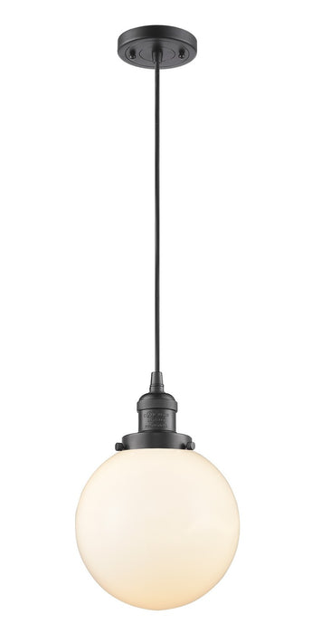 Innovations 201C-OB-G201-8-LED LED Mini Pendant, Oil Rubbed Bronze