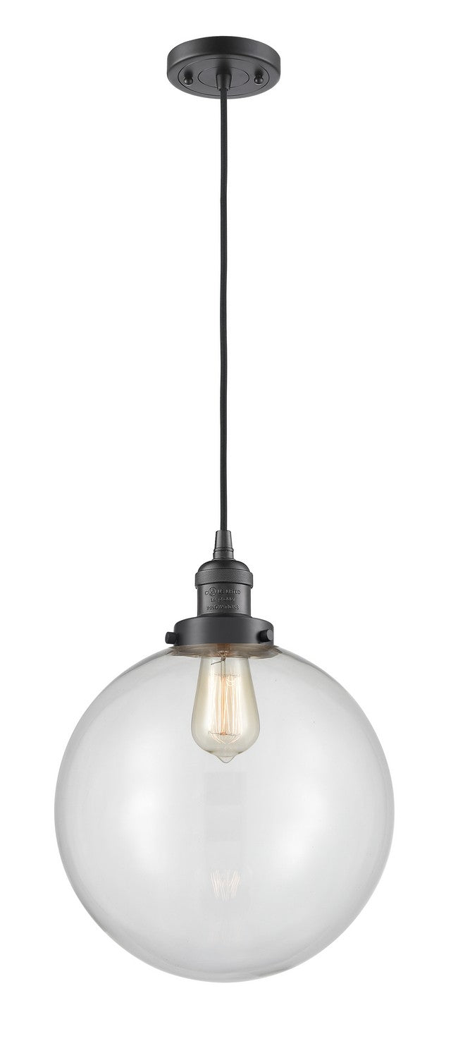 Innovations 201C-OB-G202-12-LED LED Mini Pendant, Oil Rubbed Bronze