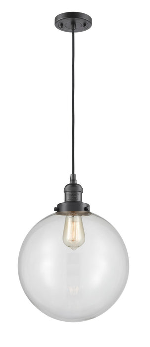 Innovations 201C-OB-G202-12-LED LED Mini Pendant, Oil Rubbed Bronze