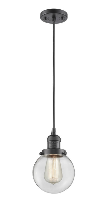 Innovations 201C-OB-G202-6-LED LED Mini Pendant, Oil Rubbed Bronze