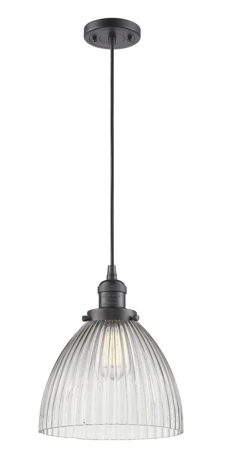 Innovations 201C-OB-G222 One Light Mini Pendant, Oil Rubbed Bronze