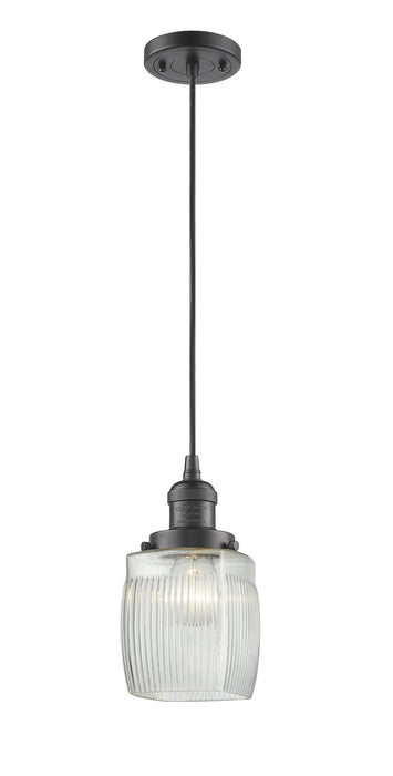 Innovations 201C-OB-G302-LED LED Mini Pendant, Oil Rubbed Bronze