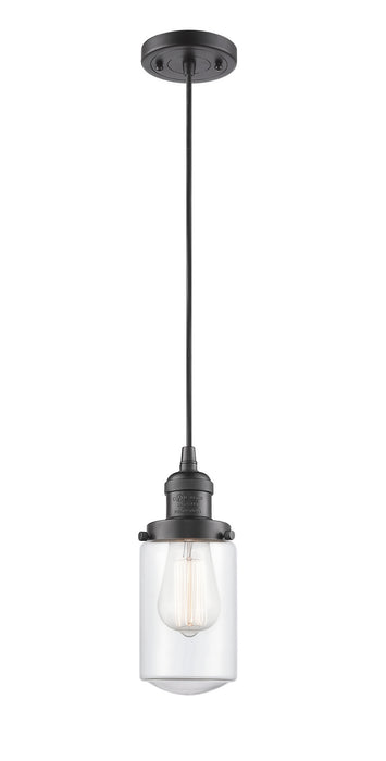 Innovations 201C-OB-G312 One Light Mini Pendant, Oil Rubbed Bronze