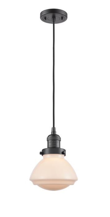 Innovations 201C-OB-G321 One Light Mini Pendant, Oil Rubbed Bronze