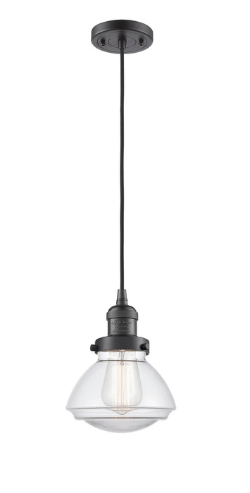 Innovations 201C-OB-G322 One Light Mini Pendant, Oil Rubbed Bronze