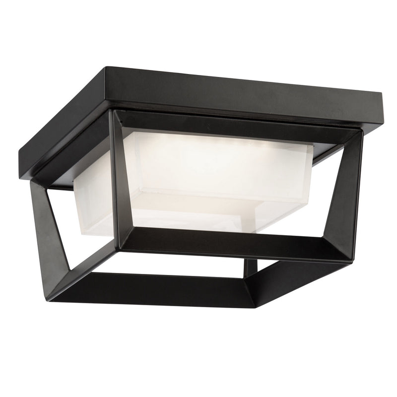 Artcraft AC9186BK LED Outdoor Flush Mount, Black
