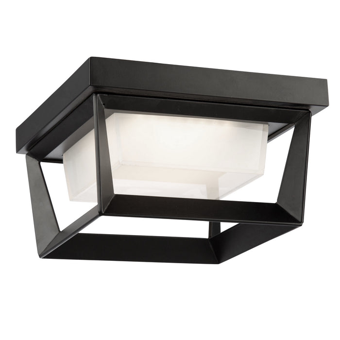 Artcraft AC9186BK LED Outdoor Flush Mount, Black