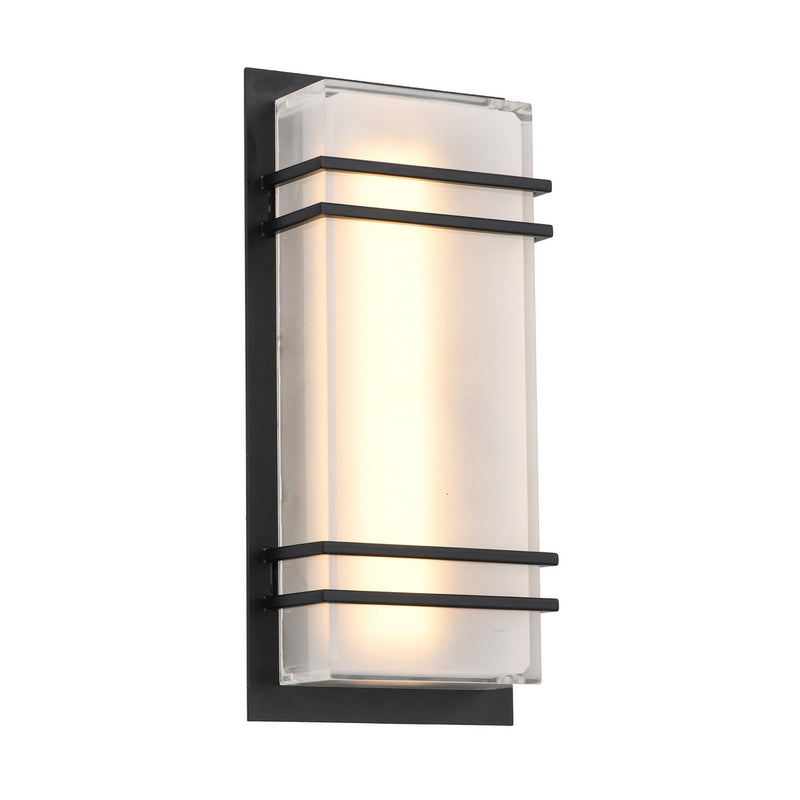 Artcraft AC9191BK LED Outdoor Wall Mount, Black