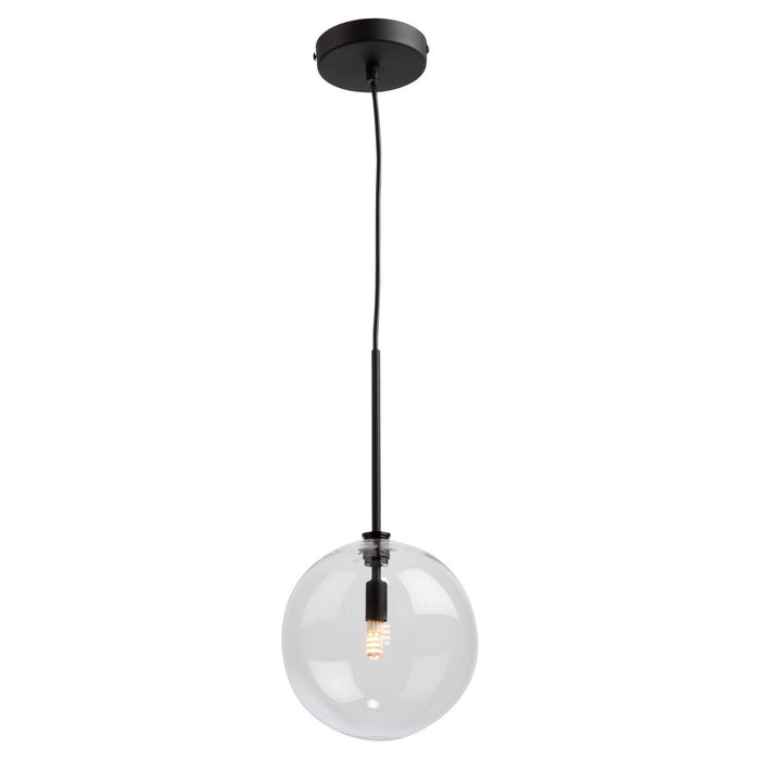 Artcraft SC13191BK One Light Pendant, Black