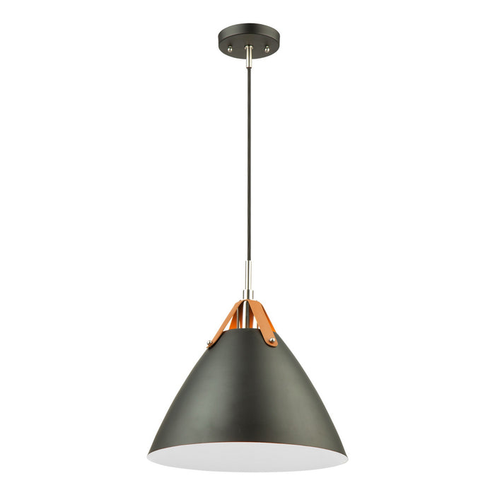 Artcraft SC13320BK One Light Pendant, Black