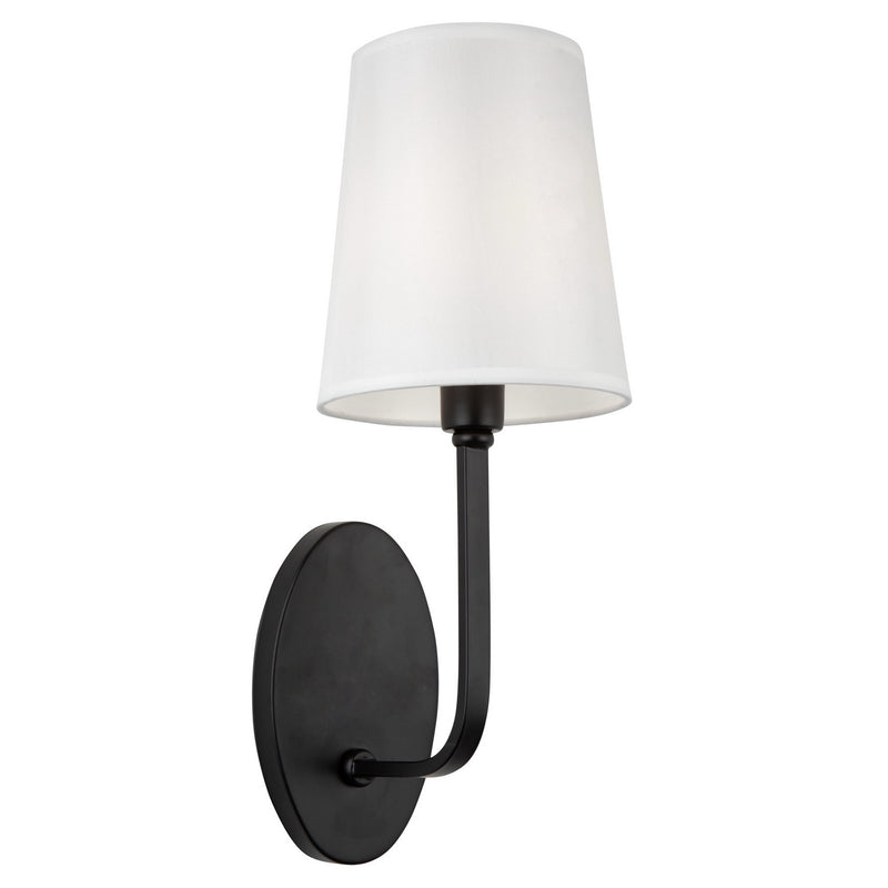 Artcraft SC13337BK One Light Wall Sconce, Black