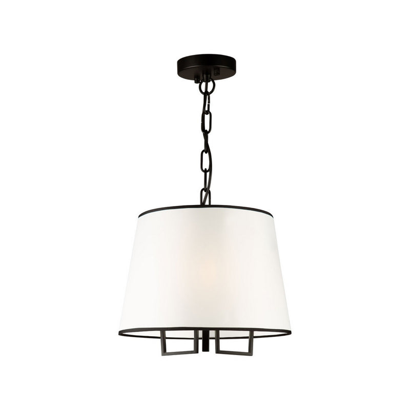 Artcraft SC13340BK Three Light Pendant, Black