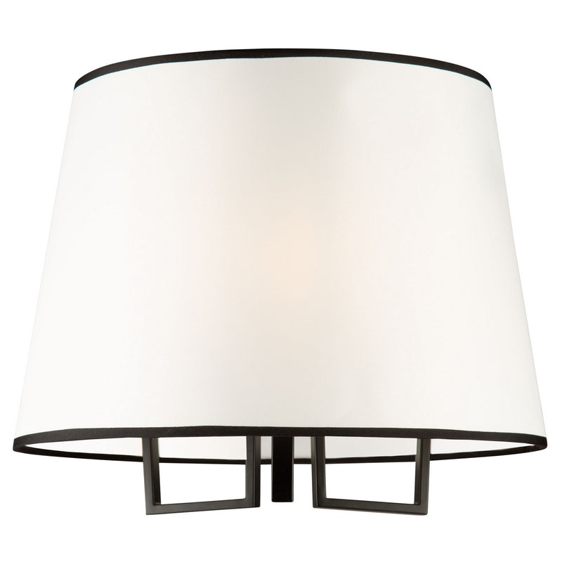 Artcraft SC13344BK Three Light Semi-Flush Mount, Gold, Black