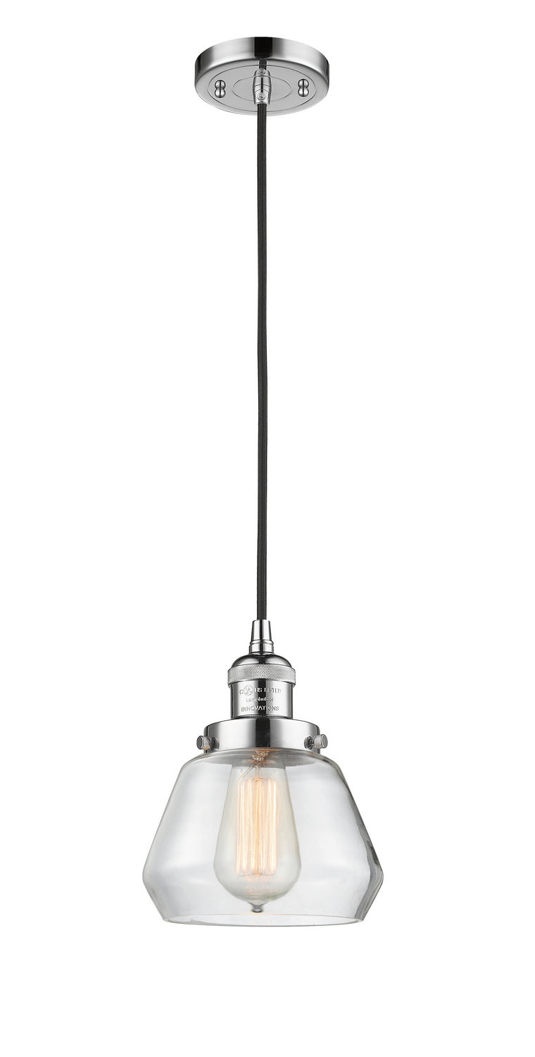 Innovations 201C-PC-G172 One Light Mini Pendant, Polished Chrome