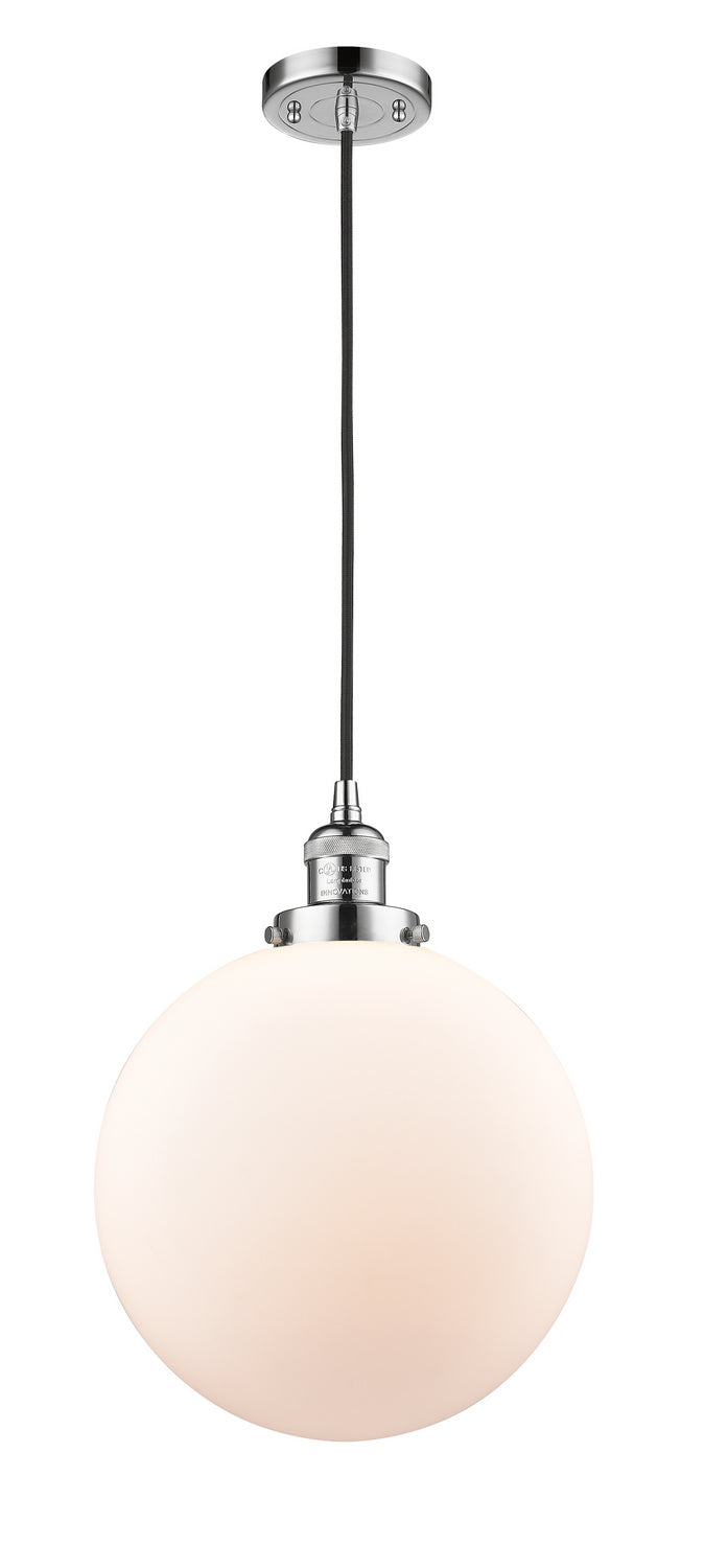 Innovations 201C-PC-G201-12 One Light Mini Pendant, Polished Chrome