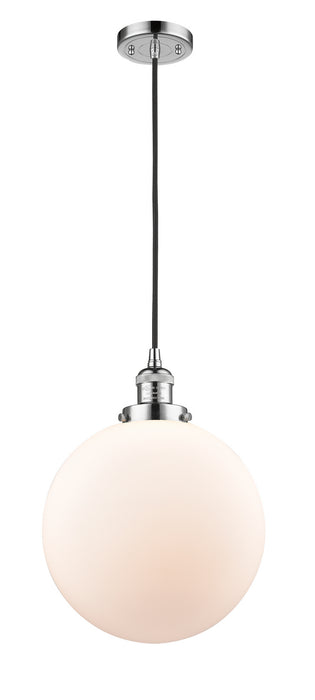 Innovations 201C-PC-G201-12 One Light Mini Pendant, Polished Chrome