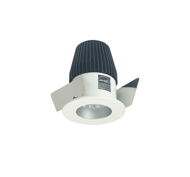 Nora Lighting NIOB-1RNG40XHW 1" Round Straight Regressed, Haze Reflector / White Flange