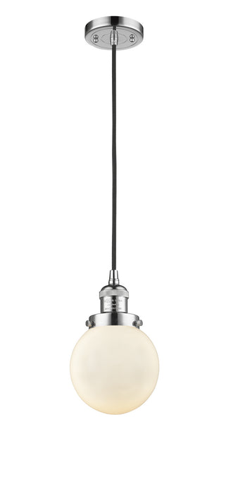 Innovations 201C-PC-G201-6 One Light Mini Pendant, Polished Chrome